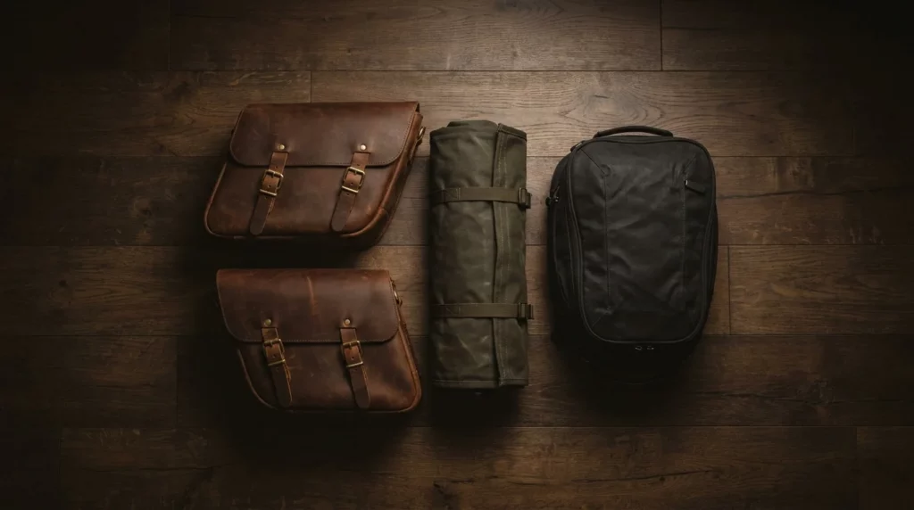 Motorrad-Gepäck im Überblick: Satteltaschen, Rolltasche und Tankrucksack